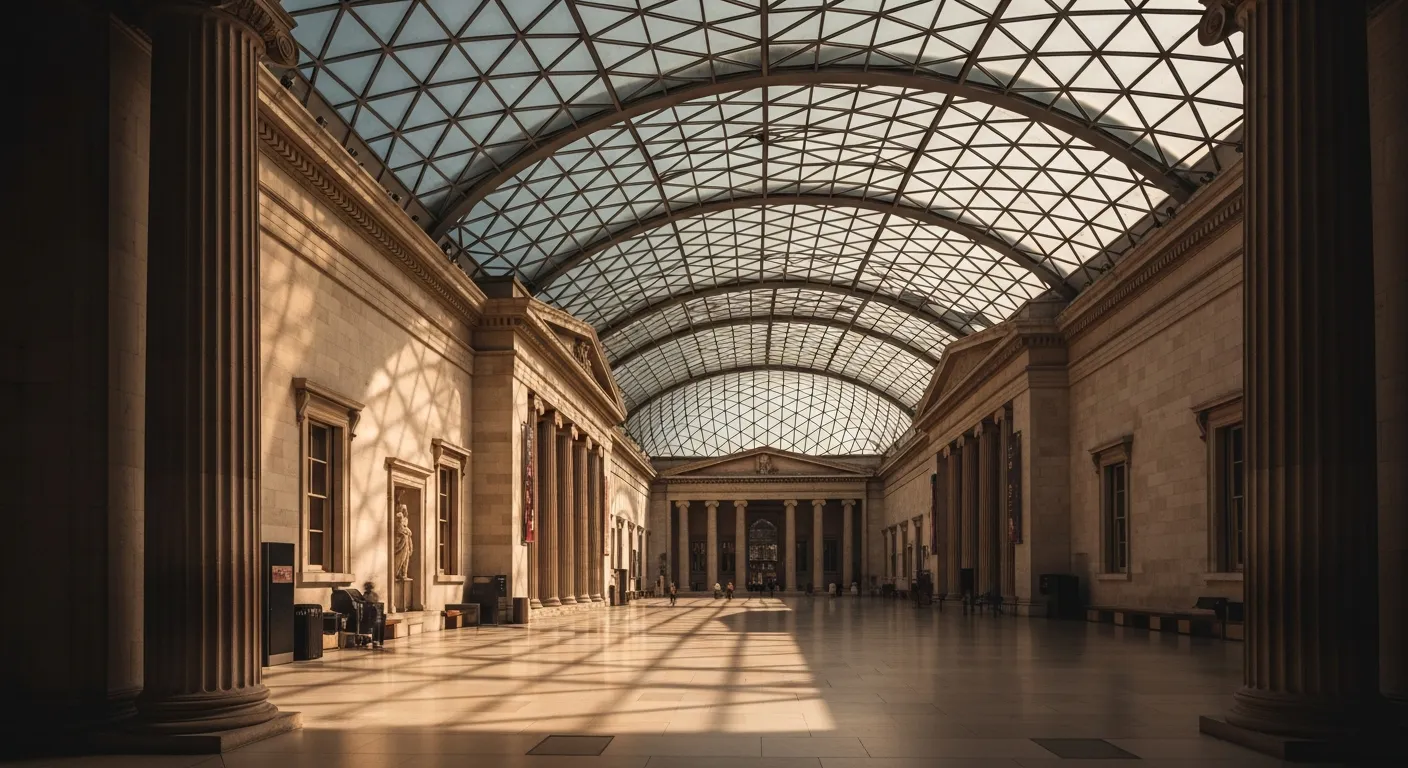 Interior of the British Museum Great Court